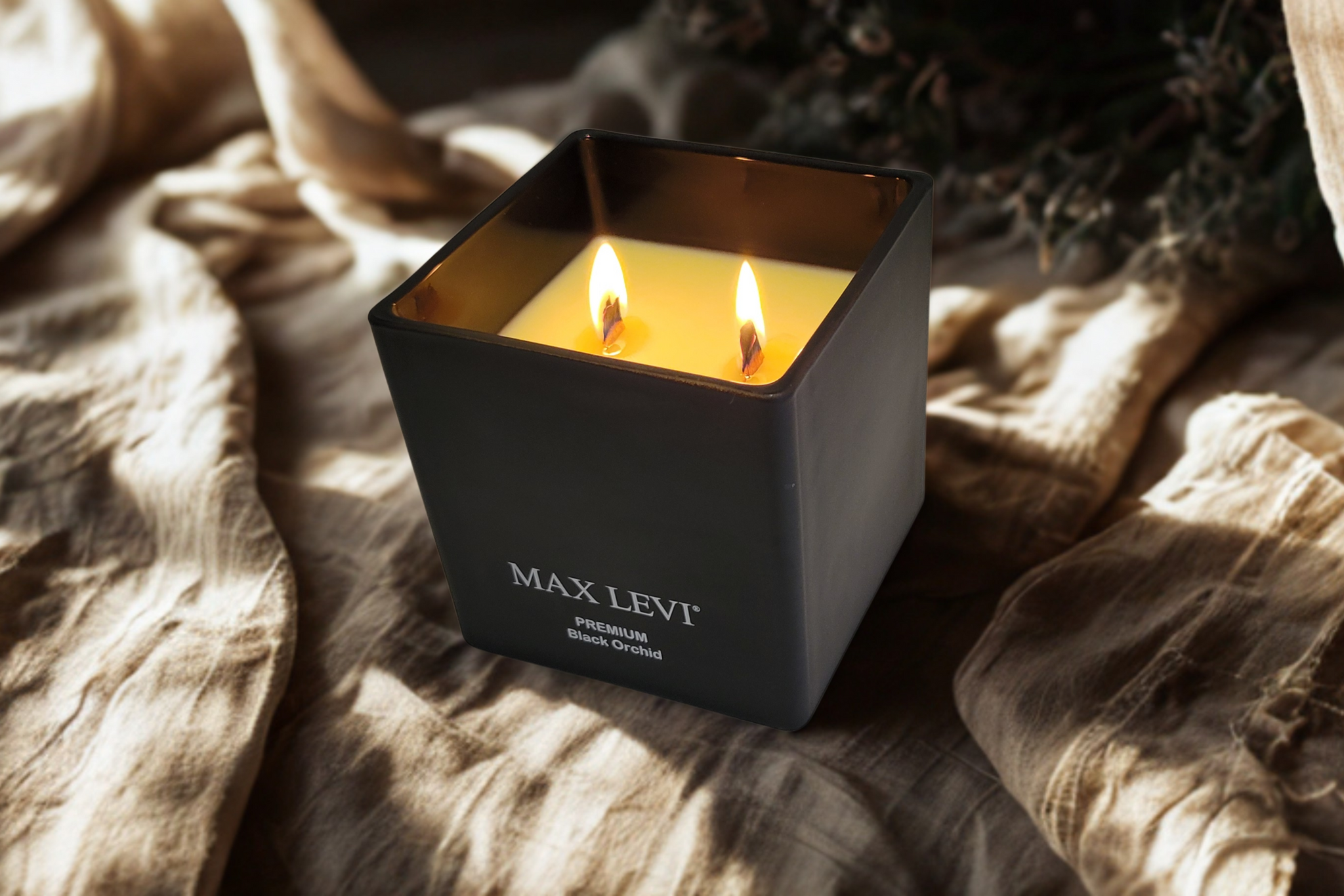 Max Levi PREMIUM Black Orchid Scented Candle 400g