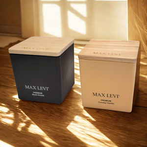 Max Levi PREMIUM Creamy Vanilla Scented Candle 400g