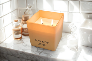 Max Levi PREMIUM Creamy Vanilla Scented Candle 400g