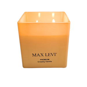 Max Levi PREMIUM Creamy Vanilla Scented Candle 400g
