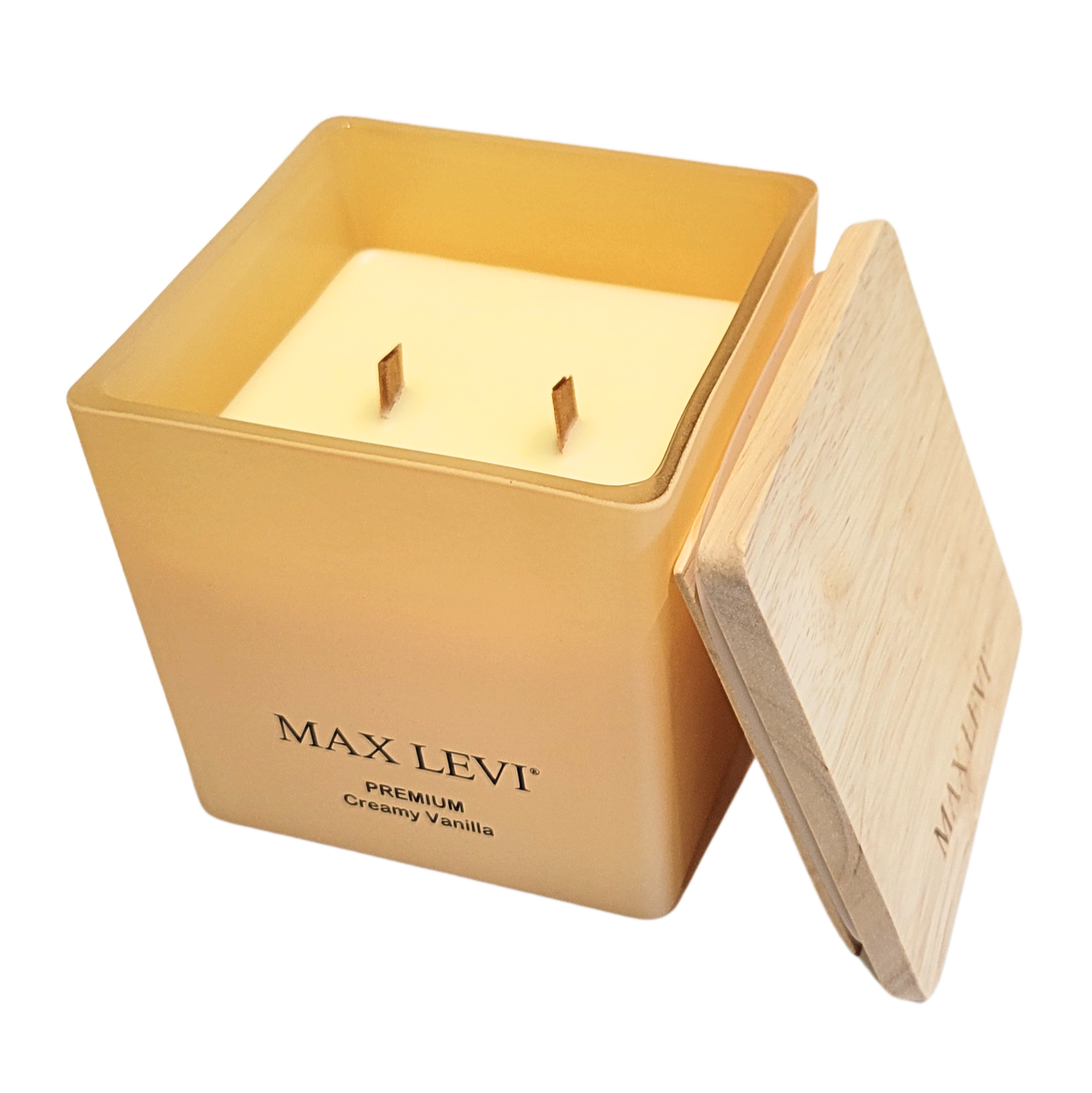 Max Levi PREMIUM Creamy Vanilla Scented Candle 400g