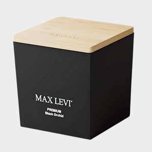 Max Levi Premium Black Orchid Candle product image white background 