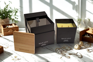 Max Levi Premium Candles lifestyle image.