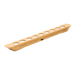Max Levi, Balmy Select Oak wood 9 tea light candle holder, Luxury, minimalistic, warm ambience. Tea candle holder. Diagonal Image 2