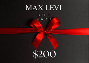 Max Levi Gift Card $200