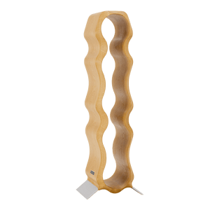 Max Levi Natura Select Oak wood wine rack, wine stand rack, a wine rack, silver stand, corner image without bottles