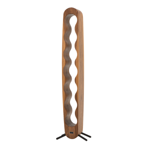 Max Levi Provence American Walnut wood wine rack, wine stand rack, a wine rack, black stand, corner image without bottles