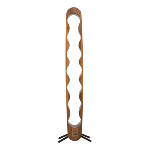 Max Levi Provence American Walnut wood wine rack, wine stand rack, a wine rack, black stand, front image without bottles