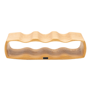 Max Levi Art Select Oak wood wine rack, wine stand rack, a wine rack, front image without bottles