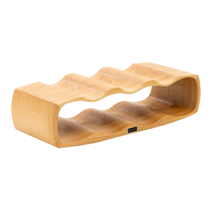 Max Levi Art Select Oak wood wine rack, wine stand rack, a wine rack, corner image without bottles 2