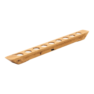 Max levi Balmy tea light candle holder, Rustic Brushed Oak, tea candle holder, diagonal image 2
