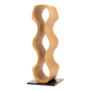 Max Levi Harmony Select Oak wine rack, wine stand rack, a wine rack, corner image without bottles, black stand 2