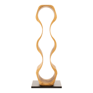 Max Levi Harmony Select Oak wine rack, wine stand rack, a wine rack, portrait image without bottles, black stand 