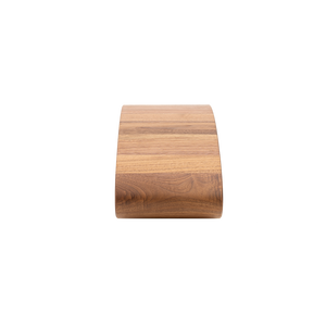 Max Levi Oblong American Walnut wood wine rack, wine stand rack, a wine rack, side image without bottles