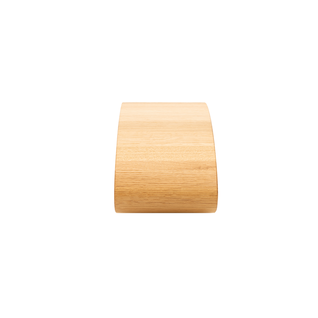 Max Levi Oblong Select Oak wood wine rack, wine stand rack, a wine rack, side image without bottles