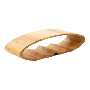 Max Levi Oblong Select Oak wood wine rack, wine stand rack, a wine rack, corner image without bottles 2