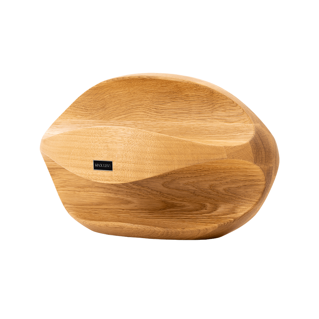 Max Levi Try Select Oak wood wine rack, wine stand rack, a wine rack, corner image without bottles